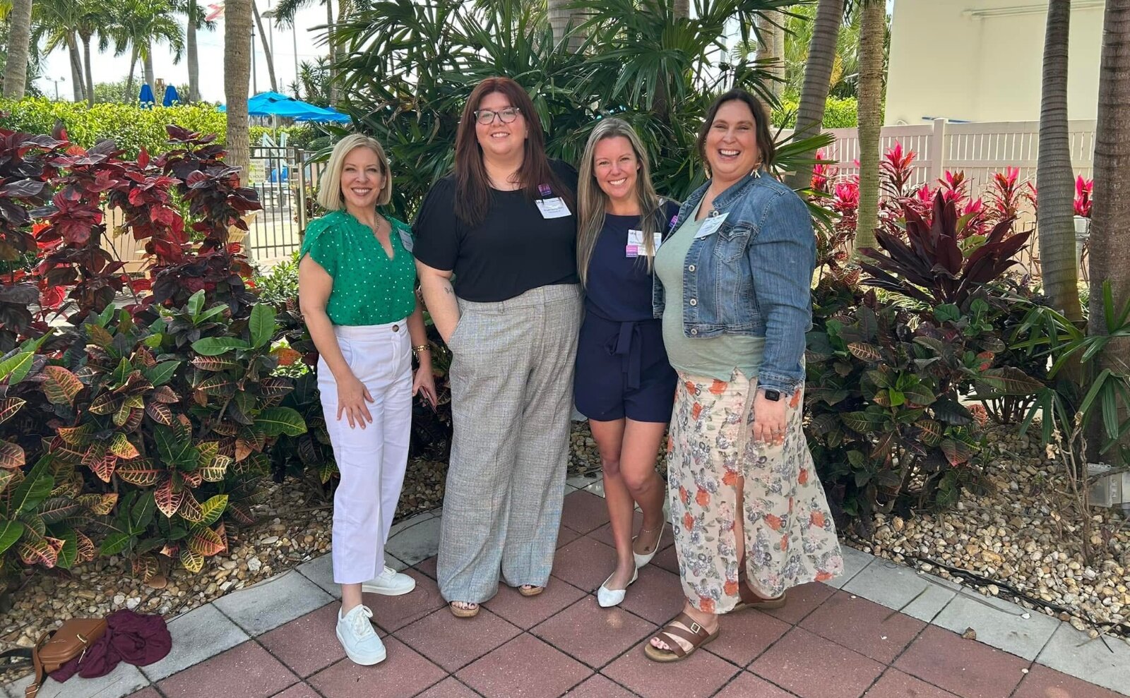 Hali Householder with Delta Dental Foundation Executive Director Holli Seabury (far left) and fellow Hygienist Inspired ambassadors.