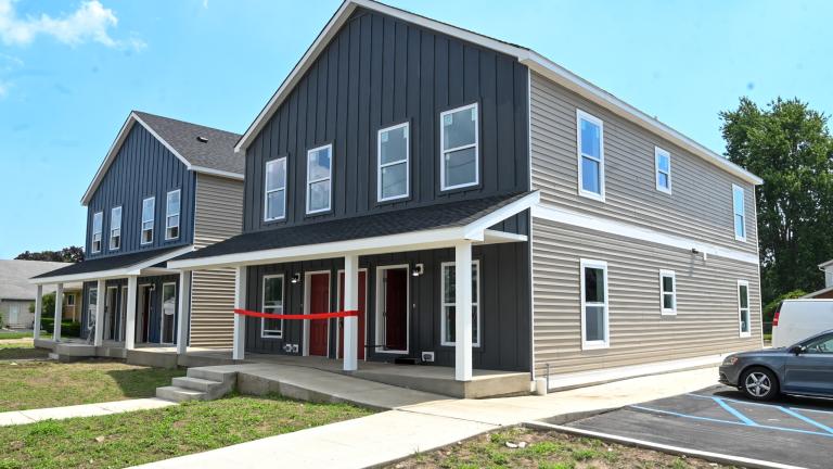 Kelly Court is an example of a modular built housing development from Community Housing Network.