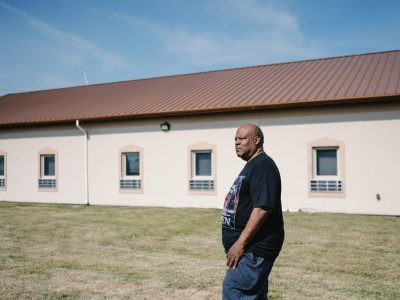 Jeffrey Carter has struggled to find his own housing since being released on parole late last year after 39 and a half years in prison. He is currently living in transitional housing in Detroit, pictured here.